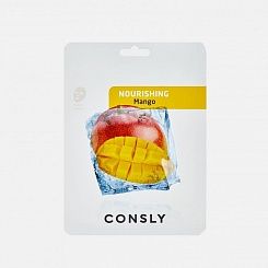 Питательная тканевая маска для лица с экстрактом манго Consly Mango Nourishing Mask Pack, 20мл
