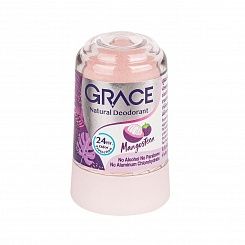 Кристаллический натуральный антибактериальный дезодорант Grace - Мангостин 50 гр