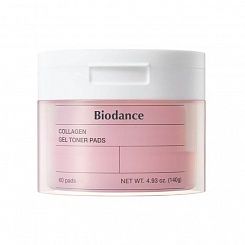 Увлажняющие гелевые тонер-пэды с коллагеном Biodance  Collagen Gel Toner Pads 60 шт