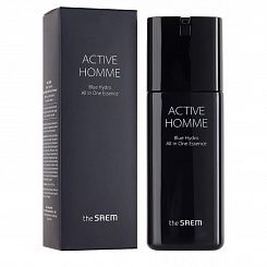 Эссенция для лица для мужчин многофункциональная The Saem Active Homme Blue Hydro All-in-One 130мл