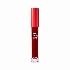 Гелевый тинт для губ вишнево-красного оттенка Etude House Dear Darling Water Gel OR204 Cherry Red