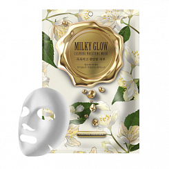 Молочная тканевая маска для чувсвительной кожи NOHJ Milky Glow Mask Pack Calming Moisture 25 гр