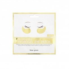 Патчи для глаз гидрогелевые Beauugreen Collagen & Gold Hydrogel Eye Patch 1pair 4гр*2