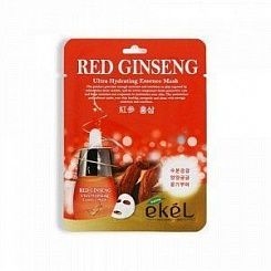 Маска для лица с женьшенем EKEL Mask Pack Red ginseng 23 мл