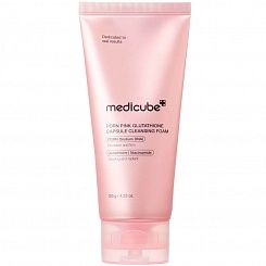 Капсульная пенка для умывания с ПДРН и глутатионом medicube PDRN Pink Glutathione Capsule Cleansing