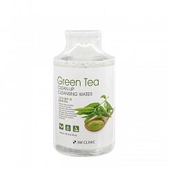 Очищающая вода 3W CLINIC с экстрактом зеленого чая Green Tea Clean-Up Cleansing Water