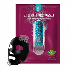 Пузырьковая очищающая тканевая маска NOHJ Deep Bubble Mask (23 гр)