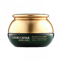 Антивозрастной крем с экстрактом черной икры Bergamo Luxury Caviar Wrinkle Care Cream (50 гр)