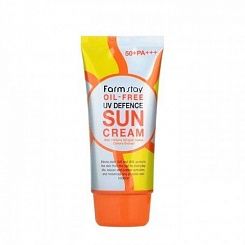 Солнцезащитный обезжиренный крем для тела Farm Stay Oil-Free UV Defence Sun Cream SPF50+ PA+++ 70мл