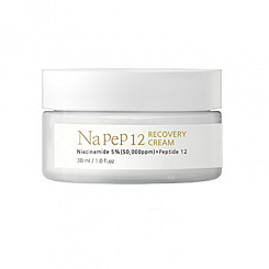 Крем на основе 12 видов пептидов и ниацинамида 1004 Laboratory NAPep12 Recovery Cream, 30 мл