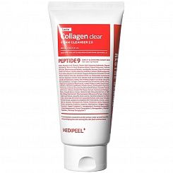 Очищающая пенка с коллагеном и лактобактериями MEDI-PEEL Aesthe Derma Lacto, 300 мл