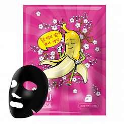 Регенерирующая тканевая маска для лица с муцином улитки NoHj banana mask