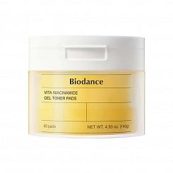 Гелевые тонер-пэды с витамином С Biodance Vita Niacinamide Gel Toner Pads 60шт