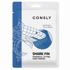 Гидрогелевая маска с экстрактом акульего плавника Consly Hydrogel Shark Fin Face Mask