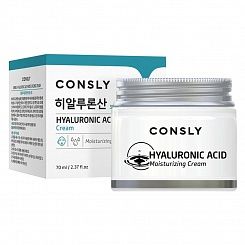 Крем для лица увлажняющий с гиалуроновой кислотой и бета-глюканом Consly cream, 70 мл