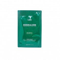Слабокислотный травяной шампунь с аминокислотами Lador Herbalism Shampoo, 10 мл (тестер)