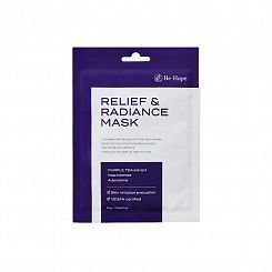Тканевая маска для снятия раздражения и сияния кожи BE-HOPE RELIEF & RADIANCE SHEET MASK (24 г)