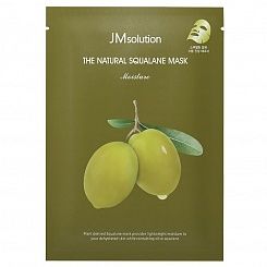 Лёгкая увлажняющая тканевая маска со скваланом JM Solution The Natural Squalane Mask Moisture