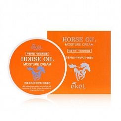 Увлажняющий крем для лица с экстрактом лошадиного жира EKEL Moisture Cream Horse Oil 100 мл