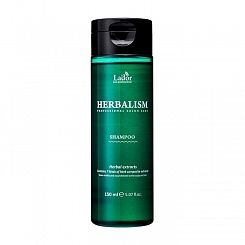 Слабокислотный травяной шампунь с аминокислотами Lador Herbalism Shampoo 150 мл