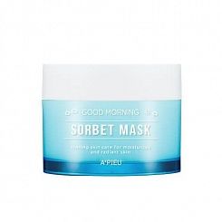 Утренняя увлажняющая маска-сорбет для лица Apieu Good Morning Sorbet Mask 100 мл