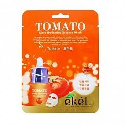 Тканевая маска для лица с экстрактом томата EKEL  Tomato Ultra Hydrating Essence Mask