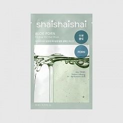 Охлаждающая гелевая маска для лица с алое и ПДРН  SHAISHAISHAI Aloe PDRN Cooling Gelpad mask 21 мл