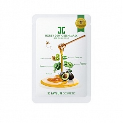 Медовые омолаживающие тканевые маски «Зеленый комплекс» Jay Jun Honey Dew Green Mask
