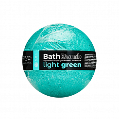 Бомбочка для ванны с шиммером Light Green, Fabrik Cosmetology 120 г