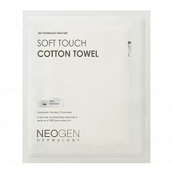 Мягкое хлопковое полотенце для лица Neogen Dermalogy Soft Touch Cotton Towel