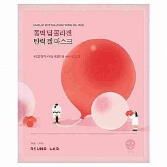 Гидрогелевая маска с экстрактом камелии и коллагеном Round Lab Camellia Deep Collagen Firming Gel Ma