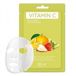 Тканевая маска с витамином С для выравнивания тона кожи  Yu-r Me Vitamin C Sheet Mask
