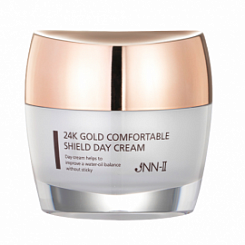 Дневной защитный крем для лица с 24K золотом JNN-II 24k Gold Comfortable Shield Day Cream 50 мл