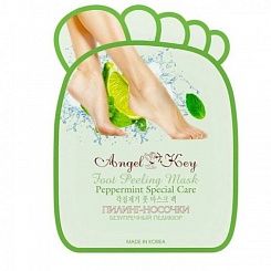 Пилинг-носочки с экстрактом мяты Angel Key Fruit Peeling Mask