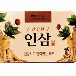 Мыло для тела с женьшенем DongsanC&G Ginseng Soap