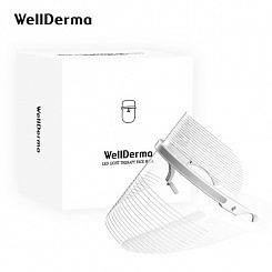 Ионная маска для лица Wellderma LED Theraphy Mask ver 2.0 с таймером 
