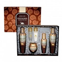 Набор уходовой косметики с золотом и муцином улитки Gold & Snail Intensive Care Set