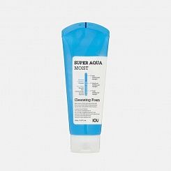 Увлажняющая пенка для умывания  с гиалуроновой кислотой Welcos IOU Super Aqua Moist Cleansing Foam