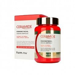 Укрепляющий ампульный крем-гель с керамидами FarmStay Ceramide Firming Facial Cream Ampoule, 250 мл