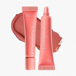Матовая помада-тинт тёплый персиково-розовый Rom&nd Color Lip Matte 01 Peach Puff