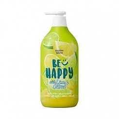 Гель для душа с ароматом лайма и юдзу Happy Bath Be Happy Smile Body Wash 900 мл