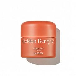 Осветляющий крем для лица с экстрактом физалиса Urban Eco Golden Berry C Cream от THE SAEM 50 мл