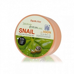Farm Stay Многофункциональный гель с фильтратом улитки Snail 100% Moisture Soothing Gel (300 мл)