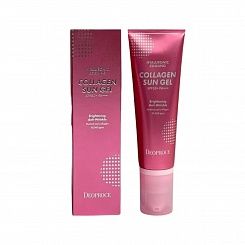Солнцезащитный гель с коллагеном Deoproce Collagen Sun Gel SPF50+ PA+++ 50 млl