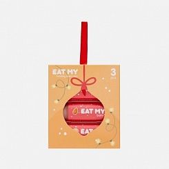Набор бальзамов для губ "Теплые пожелания" EAT MY holiday balm trio warm wishes