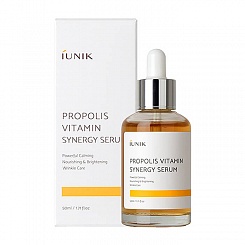 Сыворотка для лица с прополисом и витаминным комплексом IUNIK Propolis Vitamin Synergy Serum 