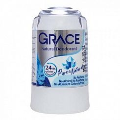 Кристаллический натуральный антибактериальный дезодорант Grace - Чистый и Естественный 70 гр