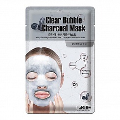 Пузырьковая маска с древесным углем Labute Clear Buble Mask 20 мл