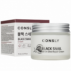 Восстанавливающий крем для лица с муцином черной улитки Consly Black Snail All-In-One Repair Cream