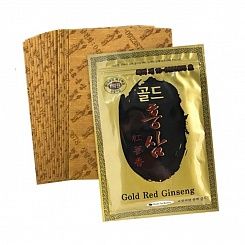 Лечебные пластыри на основе экстракта золотого красного женьшеня GREENON Gold Red Ginseng Pad, 20 шт